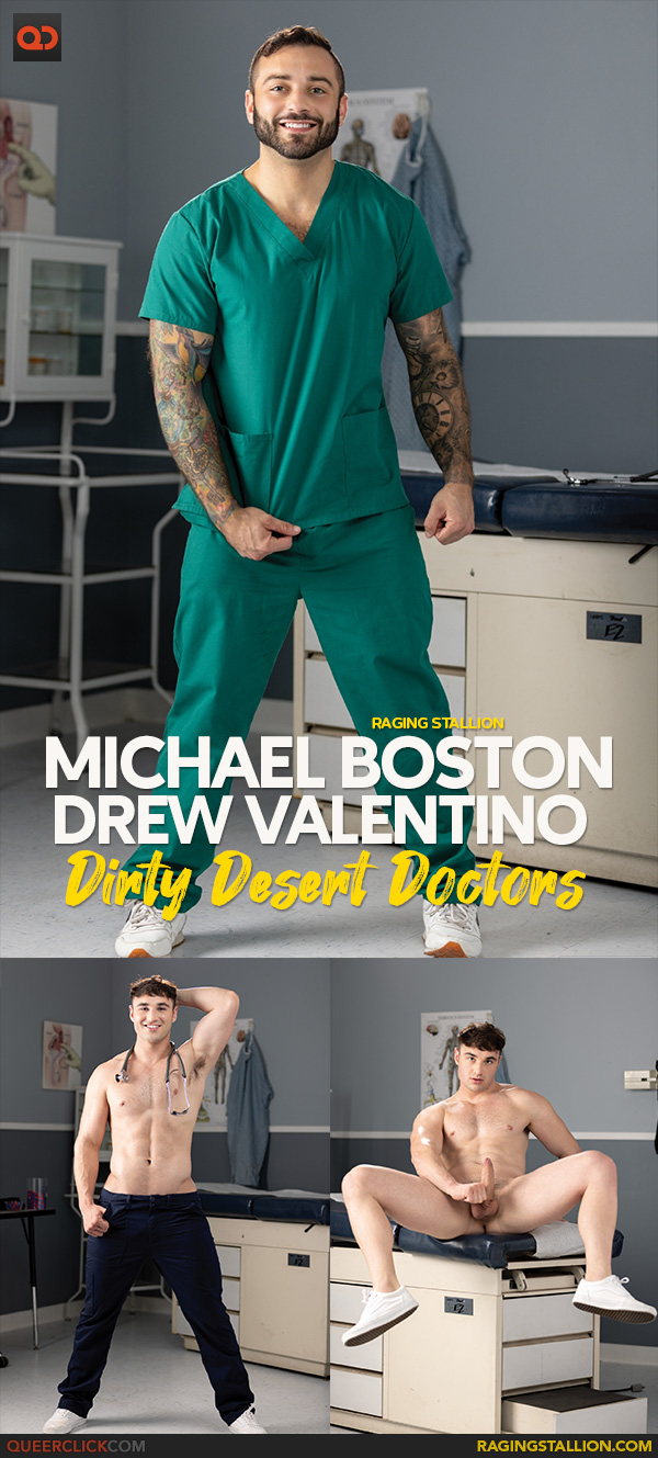 Raging Stallion: Michael Boston and Drew Valentino-Dirty Desert Doctors