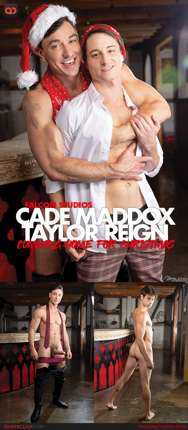 Falcon Studios: Cade Maddox Fucks Taylor Reign - Cumming Home For Christmas