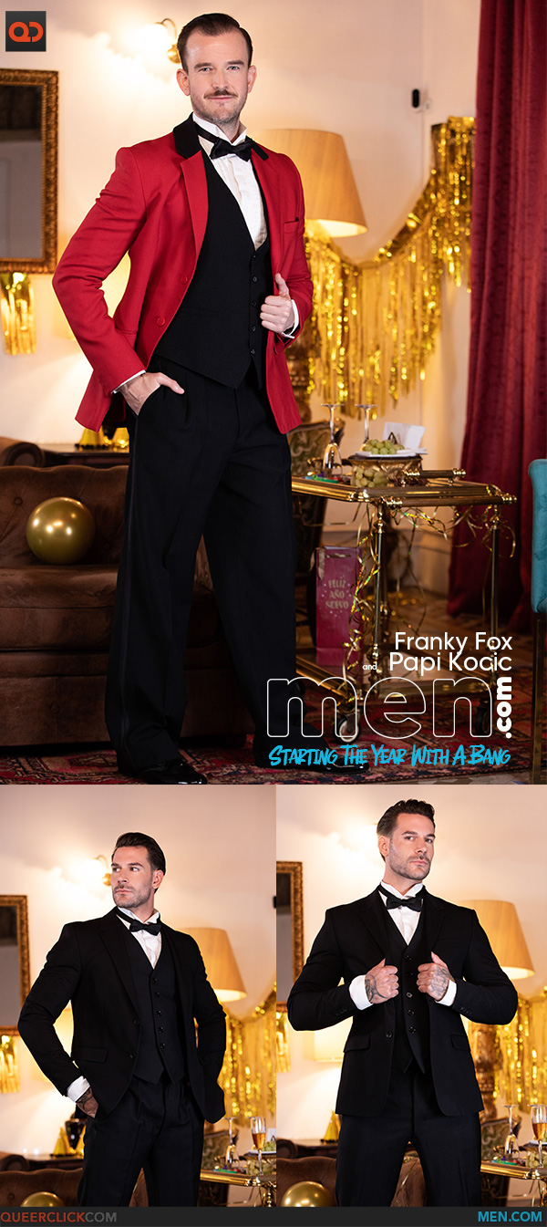 Men.com: Papi Kocic and Franky Fox - Starting The Year With A Bang