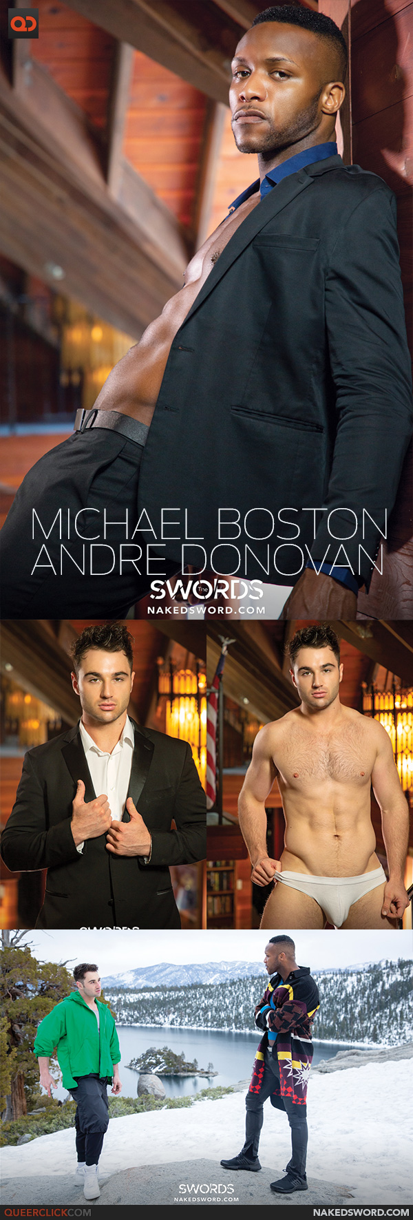 Naked Sword: Andre Donovan and Michael Boston - The Swords Scene 4