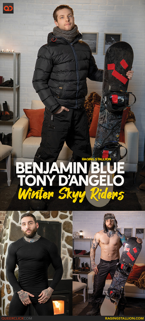 Raging Stallion: Benjamin Blue and Tony D'Angelo - Winter Skyy Riders