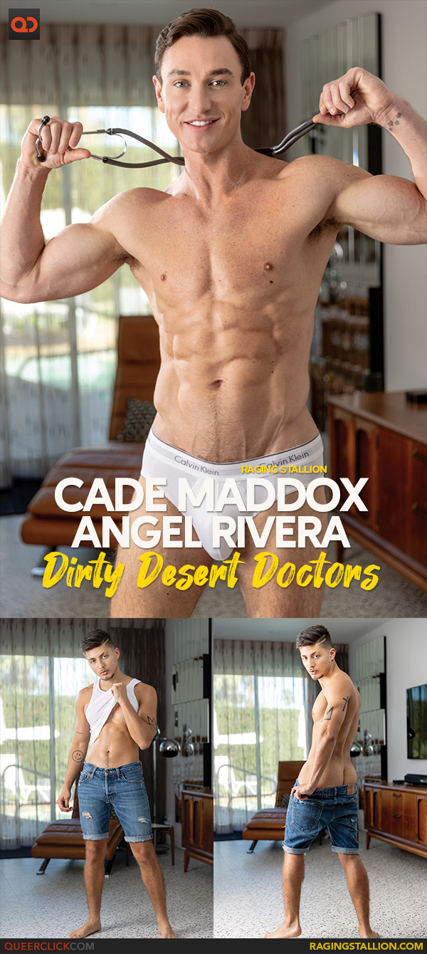 Raging Stallion: Cade Maddox and Angel Rivera - Dirty Desert Doctors