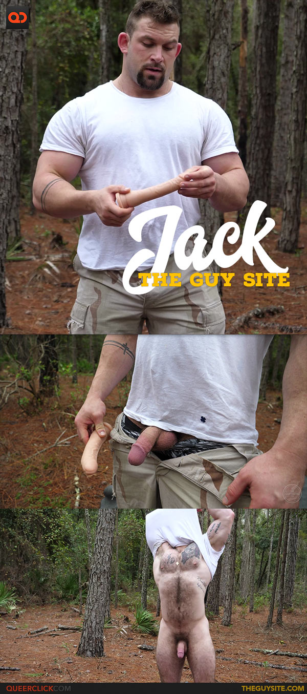 The Guy Site: Jack - Dildo and Jerk Off in the Woods