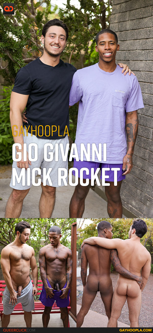 Gayhoopla: Mick Rocket Fucks Gio Givanni - Super Tight Alpha Gio Lets Mick Dominate Him