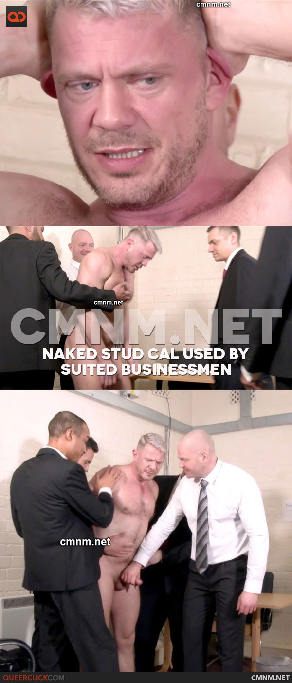 Naked Stud Cal Used by Suited Businessmen at CMNM.net