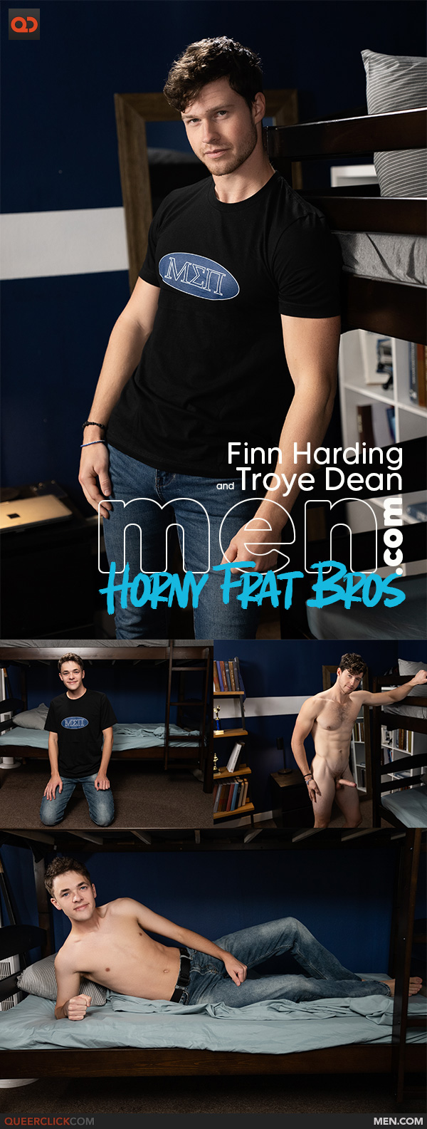 Men.com: Finn Harding and Troye Dean - Horny Frat Bros Part 2