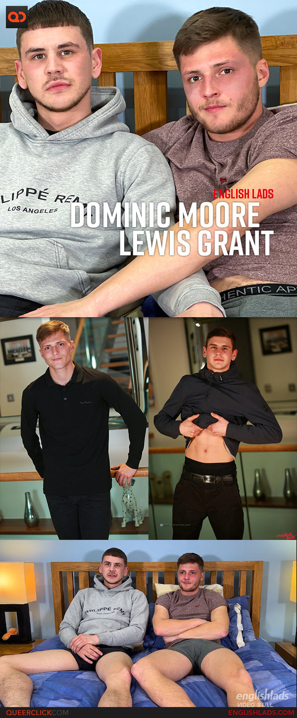 English Lads: Dominic Moore Fucks Lewis Grant - Young Straight Lewis' Tight Hole gets Fucked by Dom's Massive Uncut Cock