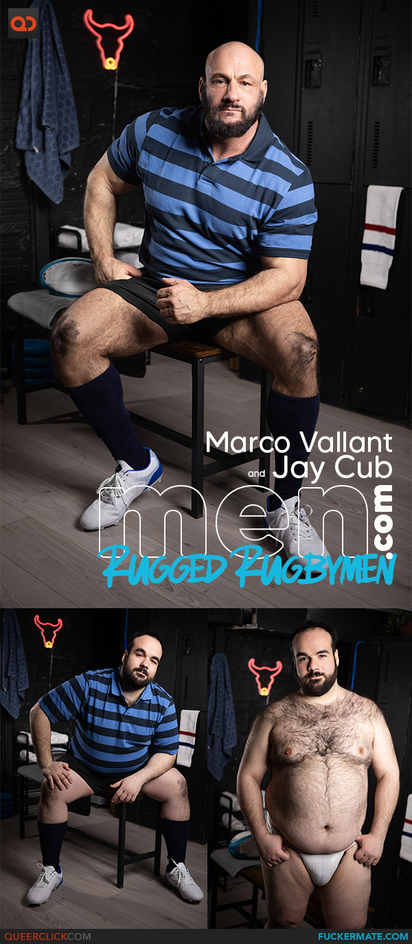 Men.com: Jay Cub and Marco Vallant - Rugged Rugbymen