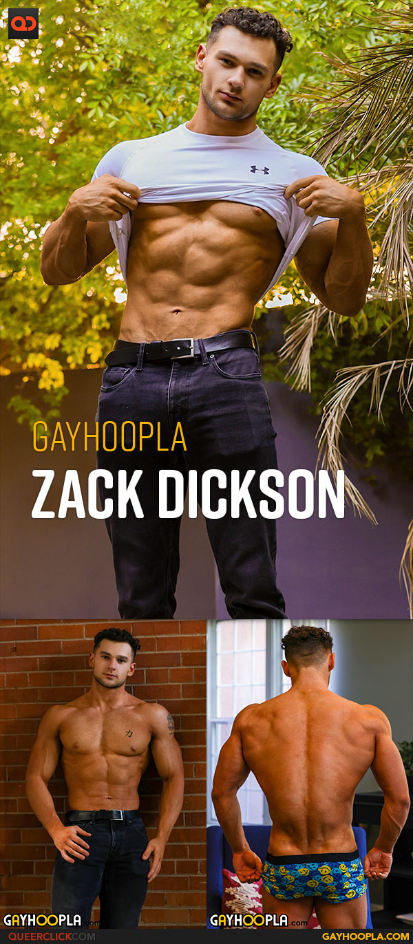 Gayhoopla: Zack Dickson - Zack Shows Himself Off to the World