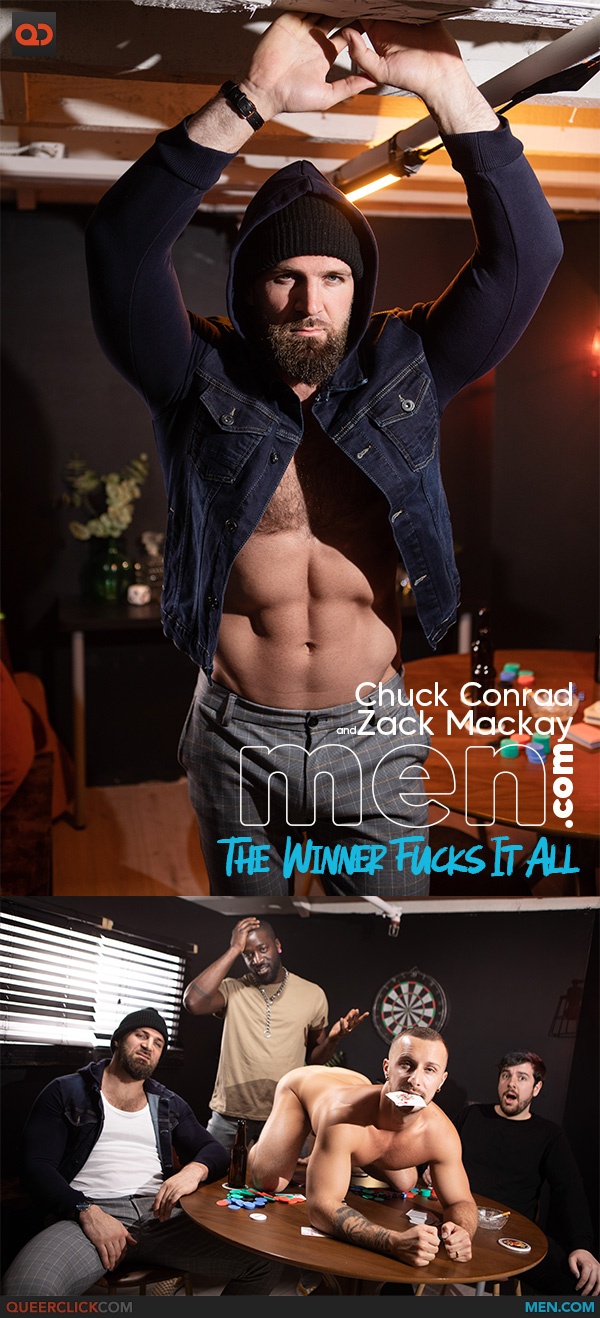 Men.com: Chuck Conrad and Zack Mackay - The Winner Fucks It All