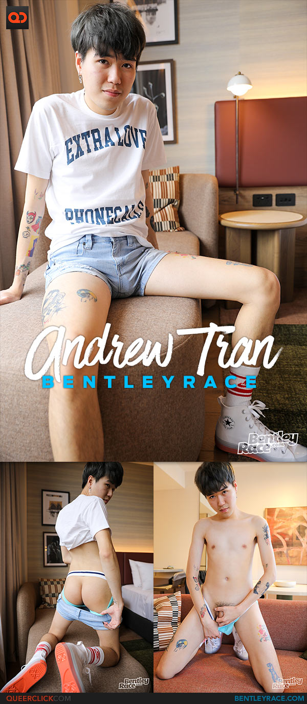 Bentley Race: Andrew Tran - Andrew Looks Great Showing Off His Perfect Bum in a Jockstrap