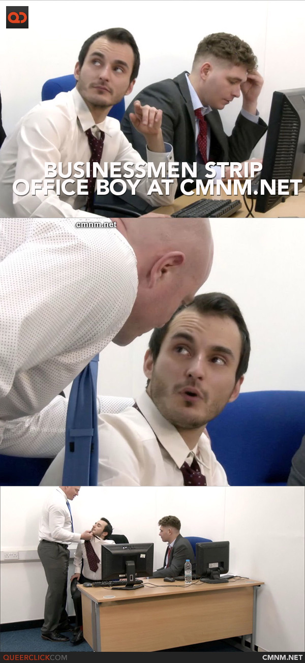 Businessmen Strip Office Boy at CMNM.net