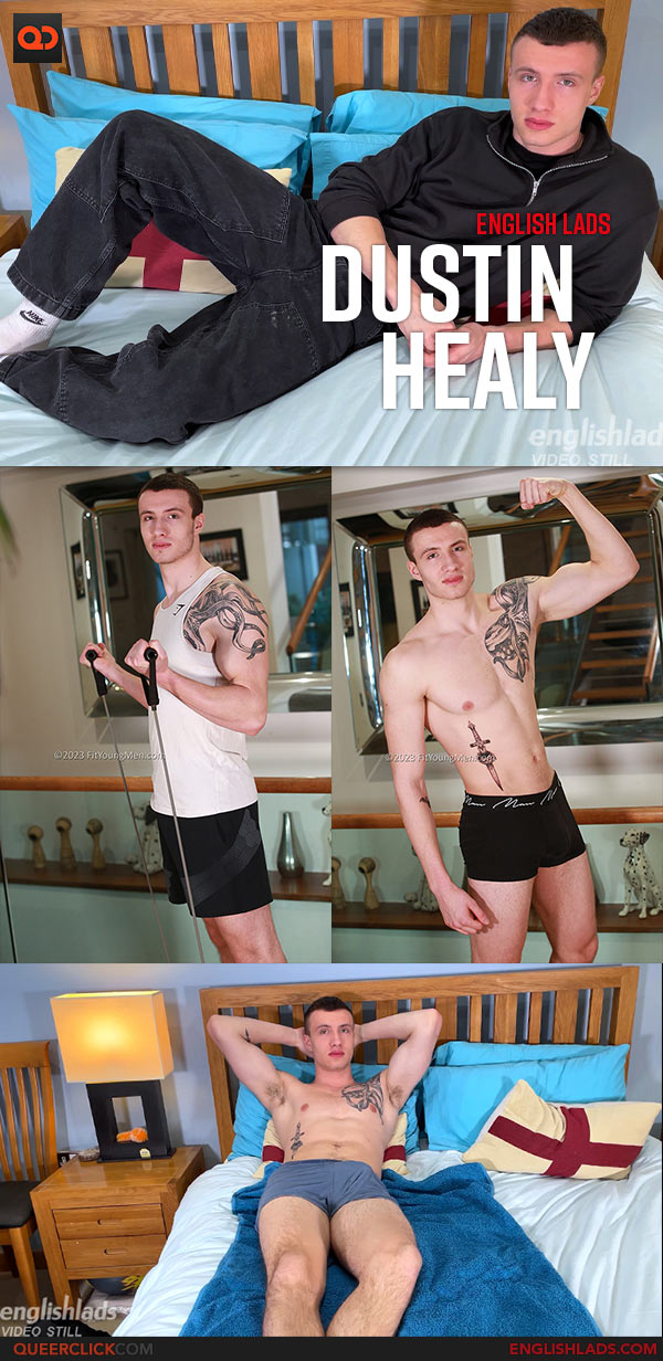 English Lads: Dustin Healy - Straight Muscular Hunk Gets Manhandled for the First Time