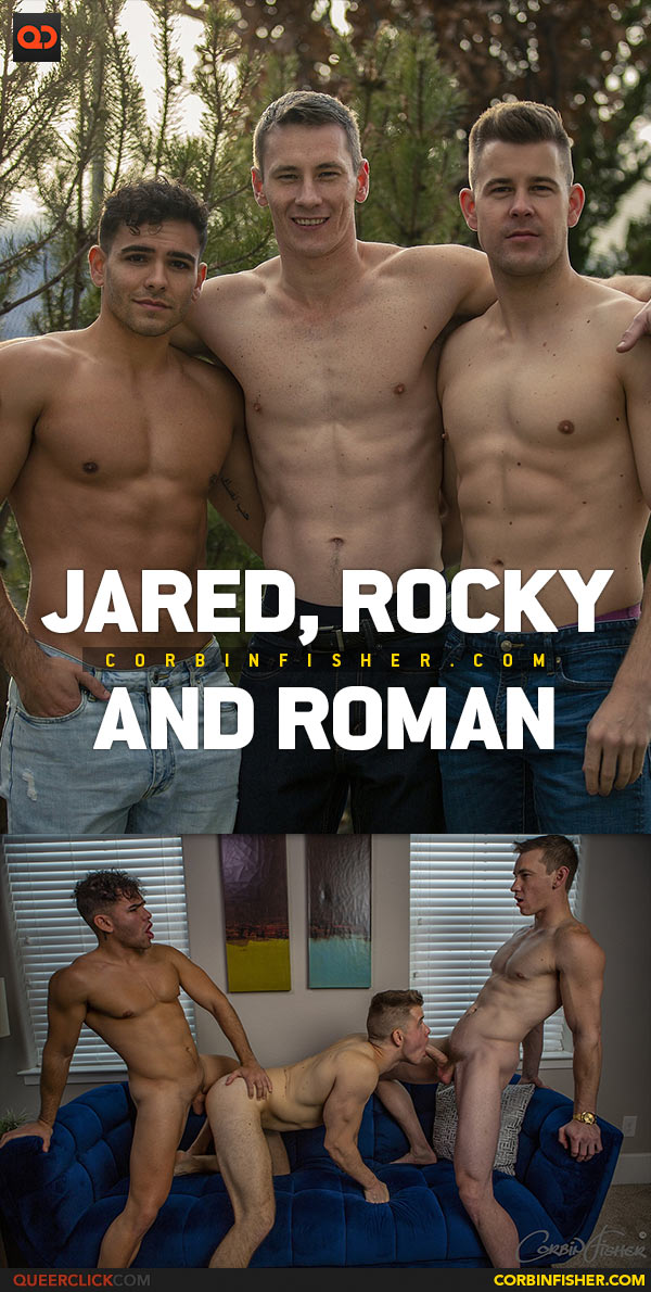 Corbin Fisher: Jared, Rocky Tate, and Roman - Jared's Sausage Party