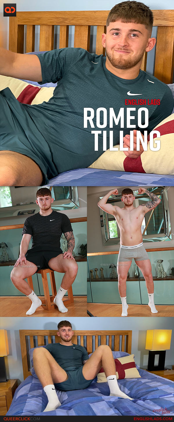 English Lads: Romeo Tilling - Young Straight Footballer Stud Gets His First Manhandling