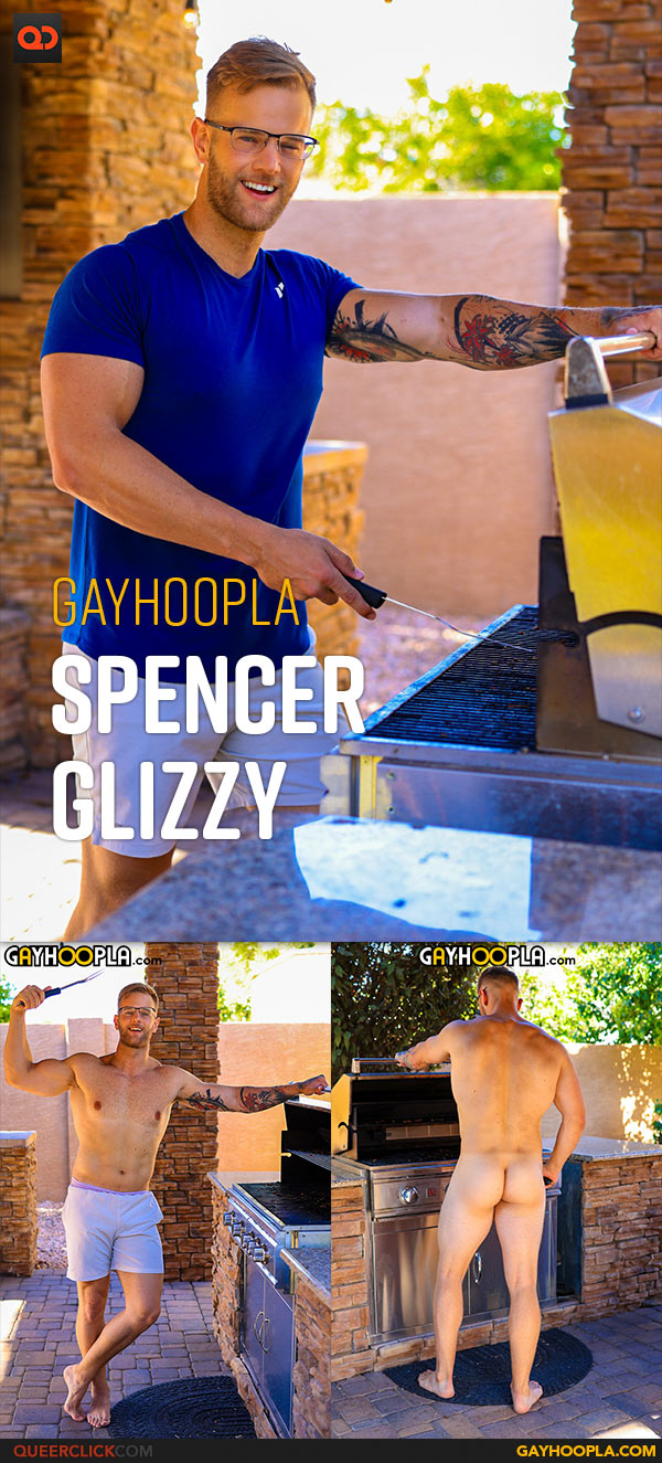 Gayhoopla: Spencer Glizzy - Big Daddy Spencer Gets a Moment Alone