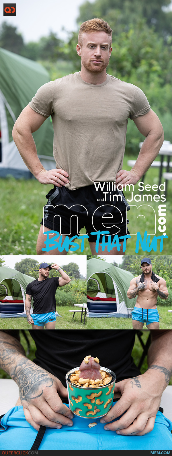 Men.com: Tim James and William Seed - Bust That Nut