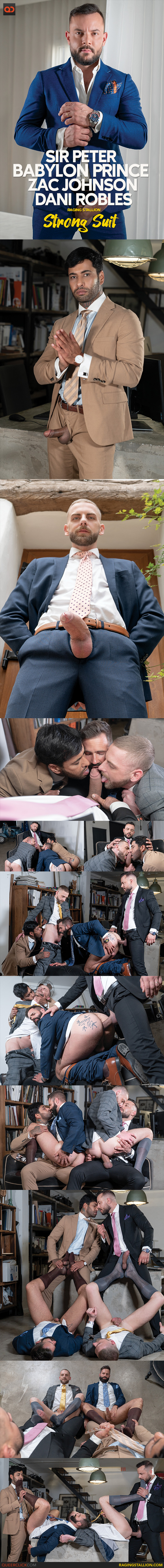 Raging Stallion: Dani Robles, Sir Peter, Zac Johnson and Babylon Prince - Strong Suit