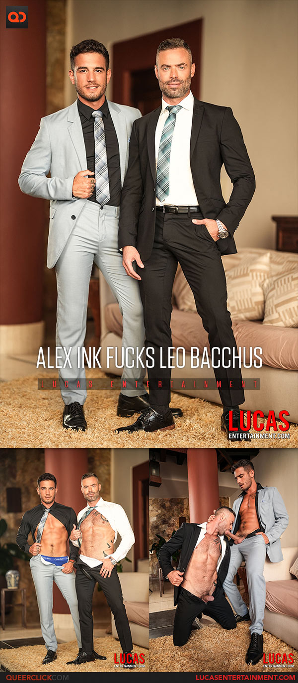 Lucas Entertainment: Alex Ink Fucks Leo Bacchus