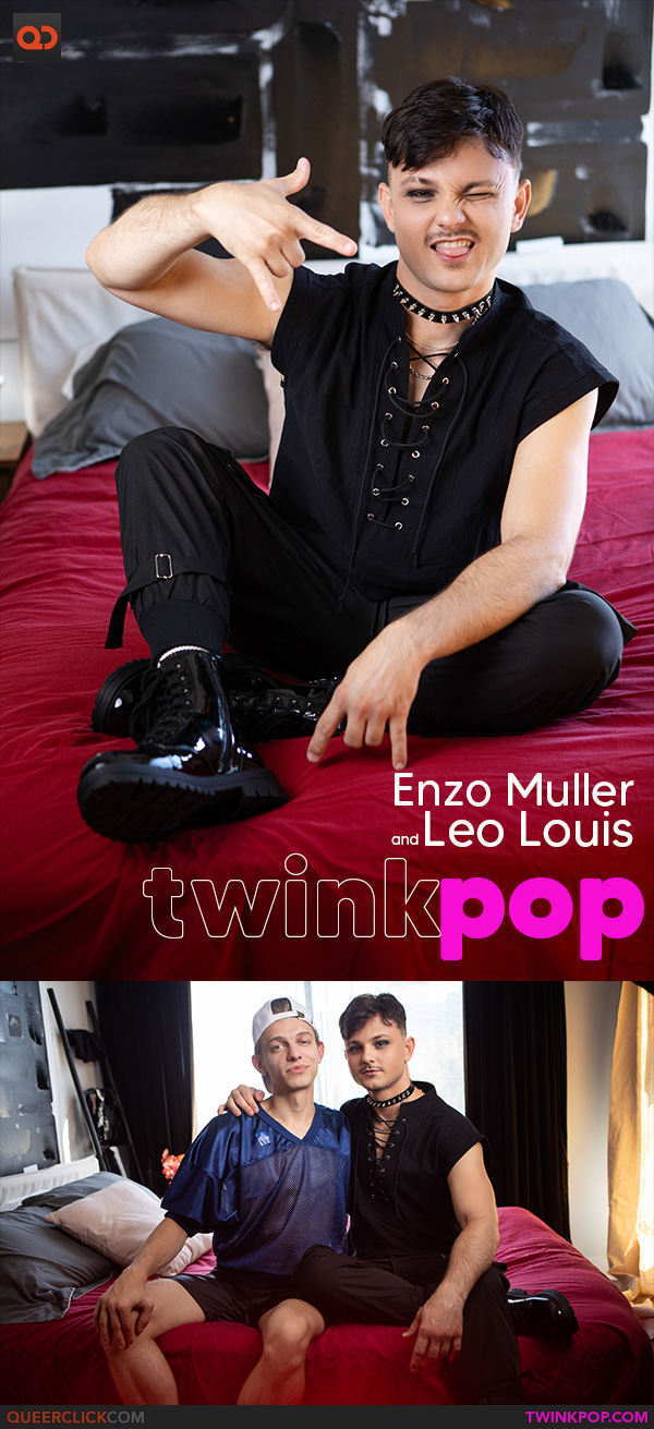 Twink Pop: Enzo Muller and Leo Louis - Goth Twink Loves Anal