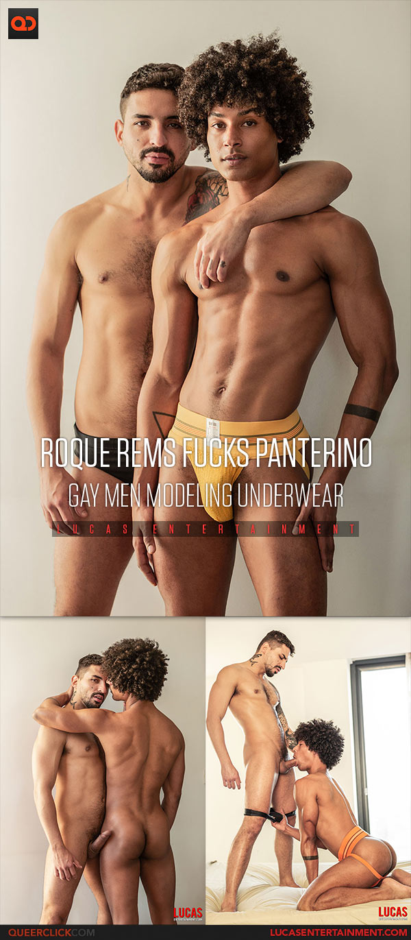 Lucas Entertainment: Roque Rems Fucks Panterino - Gay Men Modeling Underwear