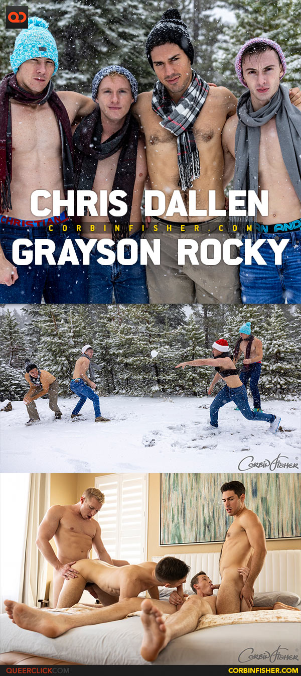 Corbin Fisher: Chris, Dallen, Grayson, and Rocky - The Boys Get Cozy
