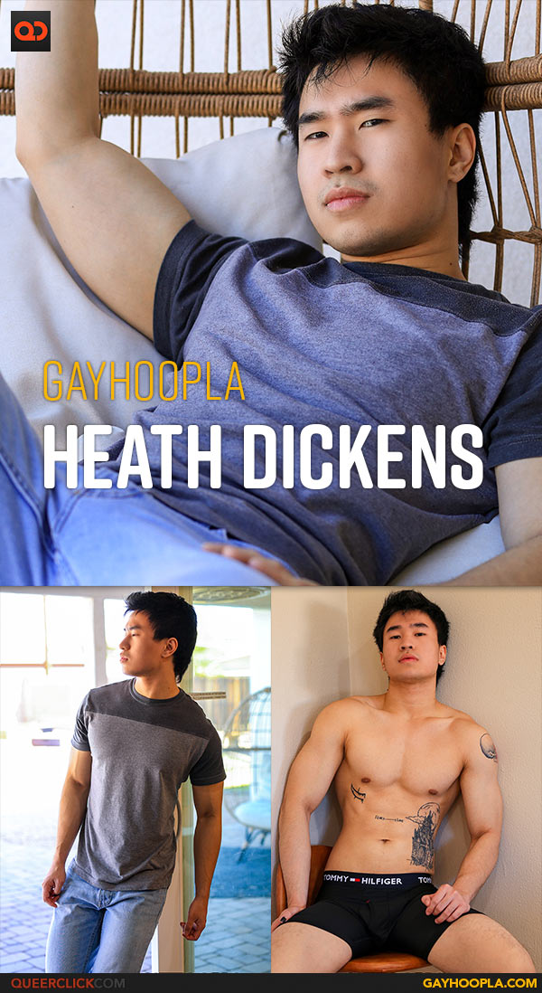 Gayhoopla: Heath Dickens - Jacked Asian Hunk Shows Off