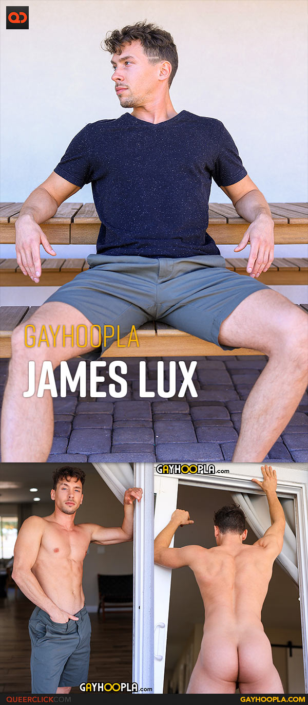 Gayhoopla: James Lux Needs Two Hands for His Huge Dick