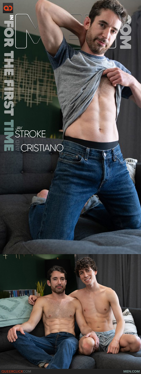 Men.com: Jay Stroke and Cristiano - For The First Time