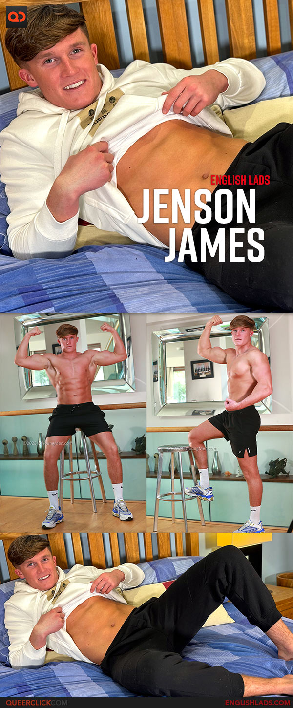 English Lads: Jenson James - Straight Muscular Teen Gets Wanked, Spanked and His Hairy Hole Rubbed