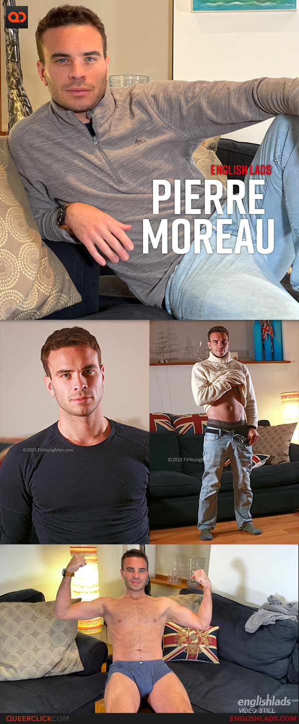 English Lads: Pierre Moreau - Young Straight and Hairy French Lad Shows off His Body