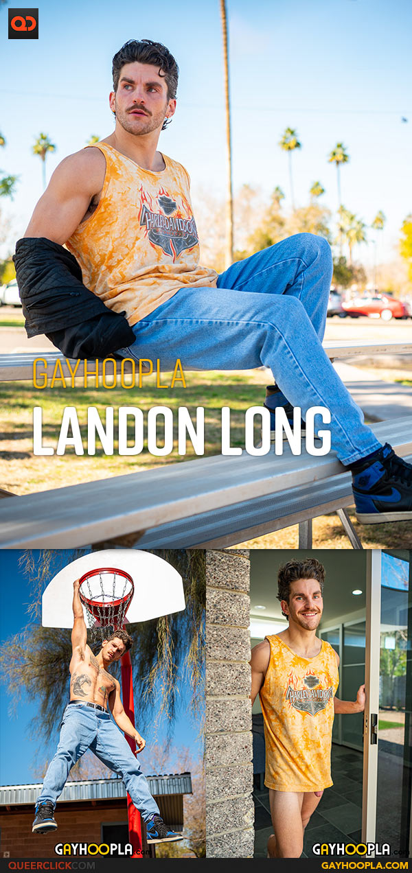 Gayhoopla: Landon Long - Bad-Boy Hottie Landon Long Strokes His Dong