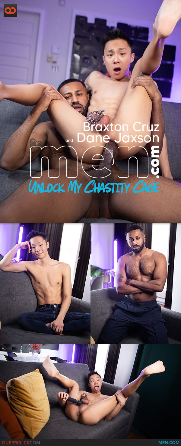 Men.com: Braxton Cruz Fucks Dane Jaxson - Unlock My Chastity Cage
