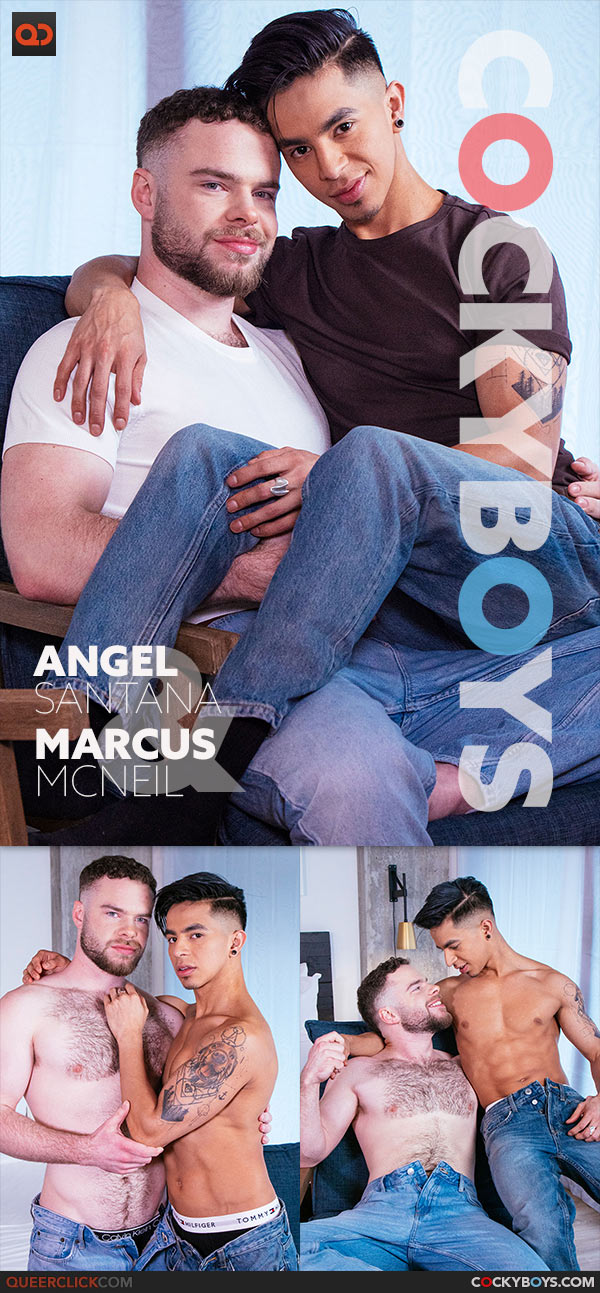 CockyBoys: Newcomer Marcus McNeil Is Welcomed by Angel Santana