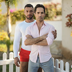 Lucas Entertainment: Nik Fros Bottoms For Michael Lucas lucasentertainment-michael-lucas-fucks-nik-fros-bareback-00_tn