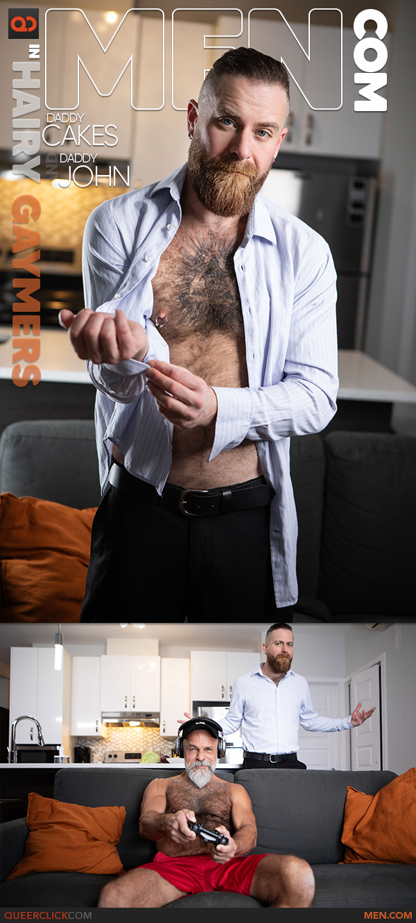 Men.com: Daddy Cakes and Daddy John - Hairy Gaymers