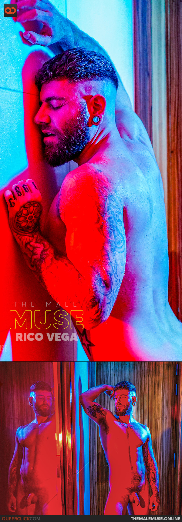 The Male Muse: Rico Vega - Illuminated