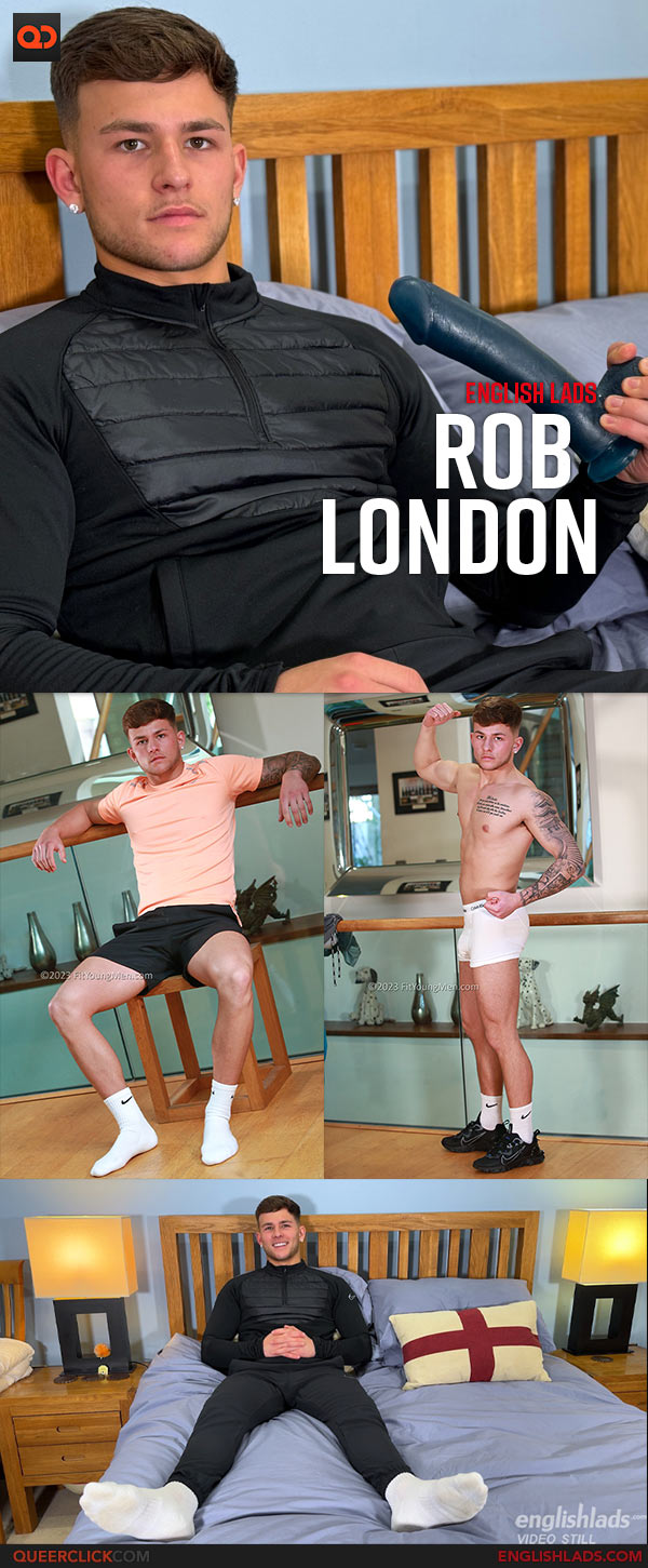 English Lads: Rob London - Young Straight Hunk’s Hot Ass Gets Fingered