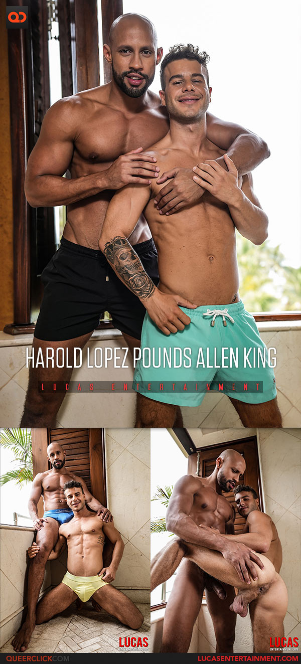 Lucas Entertainment: Harold Lopez Fucks Allen King - Breeding Between The Sheets