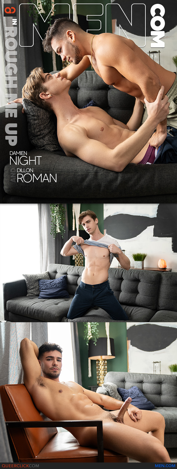 Men.com: Damian Night and Dillon Roman - Rough Me Up