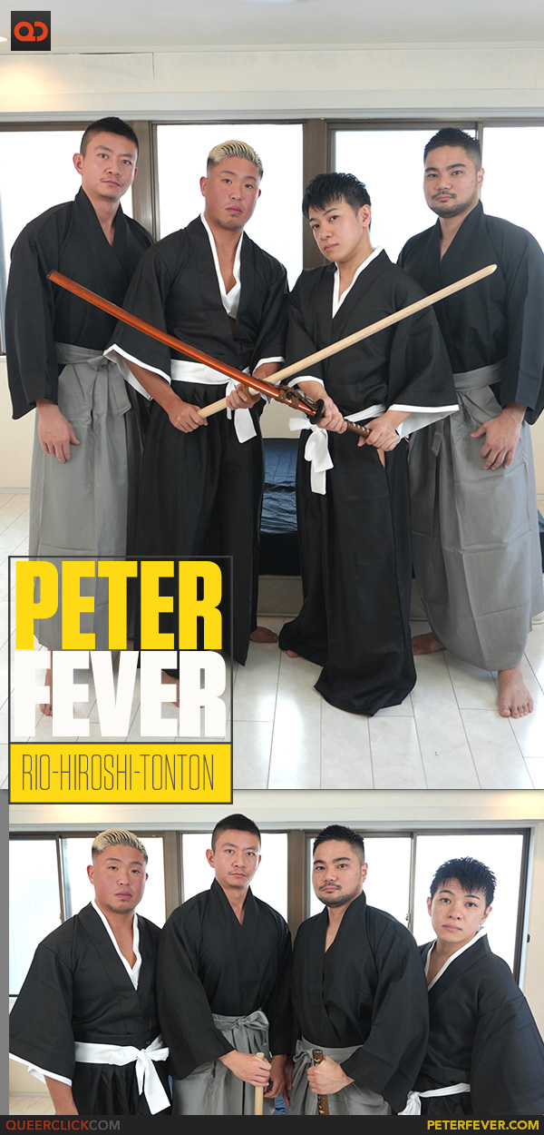 Peter Fever: Rio, Hiroshi and Tonton - Sword of the Samurai 4: The Sword Fuckfest