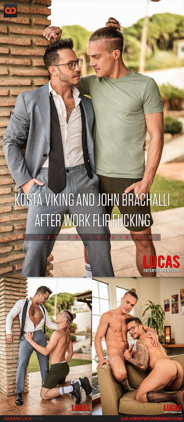 Lucas Entertainment: Kosta Viking and John Brachalli After Work Flip Fuck - Gentlemen 33