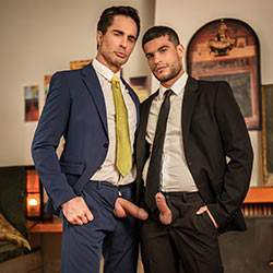 Lucas Entertainment: Michael Lucas Fucks Gio Pilos - Gentlemen 33 lucasentertainment-michael-lucas-fucks-gio-pilos-bareback-gentlemen-33-exchange-of-power-00_tn