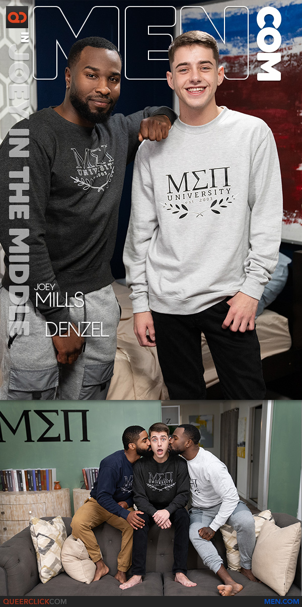 Men.com: Joey Mills and Denzel - Joey In The Middle Part 1