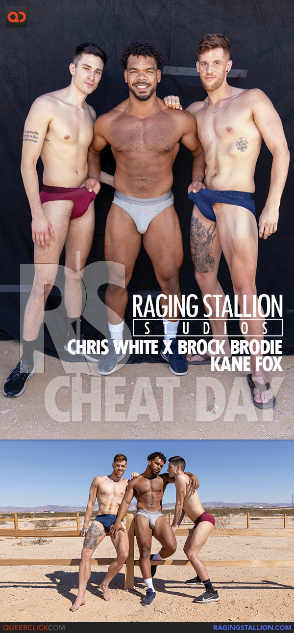 Raging Stallion: Chris White, Brock Brodie and Kane Fox