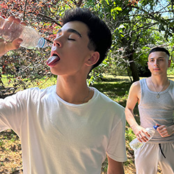 Say Uncle | Latin Leche: Uriel Simon and Little Demon – “A Refreshing Outdoor Fuck” latinleche_little-demon-uriel-simon-th