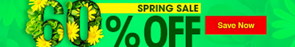 Sprin Sale - Get 60% Off - Save Now!