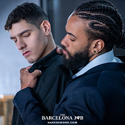 Naked Sword: Andy Rodrigues and Bastian Karim – “The Barcelona Job” nakedsword-andy-rodrigues-bastian-karim-th