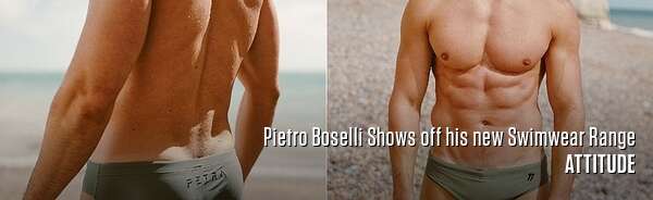 Pietro Boselli Shows off his new Swimwear Range