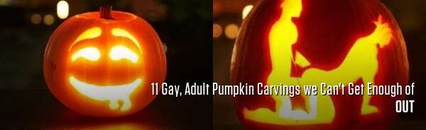 11 Gay, Adult Pumpkin Carvings we Can't Get Enough of